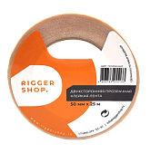 Двусторонняя прозрачная клейкая лента Rigger Shop 50мм x 25м